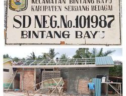 “Bangunan di Sekolah SDN 101987 Bintang Bayu Diduga Siluman, Kepsek Kabur Saat Akan Dikonfirmasi Awak Media?!”