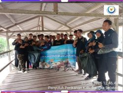 Peringati Bulan Bakti, Penyuluh Perikanan Bangka Selatan Dan Mahasiswa Dampingi Nelayan Desa Batu Betumpang Bentuk Kelompok.