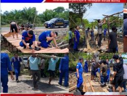 Kapolres Bangka Barat Bangun Pondok Nelayan di Pantai Baru sebagai Wujud Kepedulian Terhadap Masyarakat Pesisir
