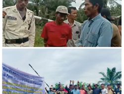 Langkah Awal Warga Kemukiman Pemuka Pasang Spanduk, Baliho 3 Titik, Larang Karyawan Lakukan Aktifitas di Lahan 673,79