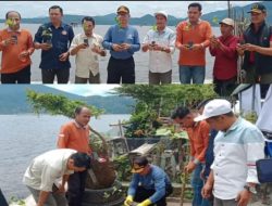 LSM Brajo Sakti Gelar Penanaman 1.000 Pohon di Sepanjang Pantai Danau Koto Petai