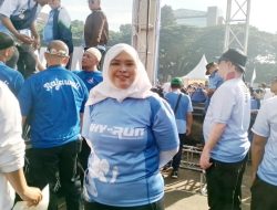 Anggota DPRD Venny Noveny Hadir Rayakan AHY RUN Dorong Generasi Muda Hidup Sehat.