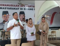Wamentan Sudaryono Sapa Warga di Pengobatan Gratis Layanan Kemanusiaan DPP Partai Gerindra