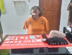 Polres Bangka Barat Ringkus Wanita Asal Toboali Pengedar Sabu di Mentok.