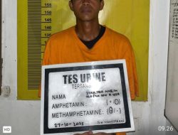 Polsek Batang Gansal Tangkap Pria Diduga Edarkan Sabu di Desa Usul