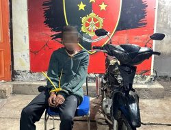 Ditengah Amukan Massa Pelaku Curanmor Berhasil di Evakuasi Tim Jatanras Polres Dompu.