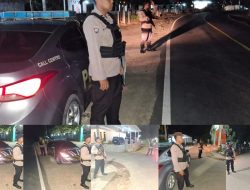 Patroli KRYD di Baradatu, Polisi Sosialisasi Layanan 110 Untuk Keamanan Masyarakat