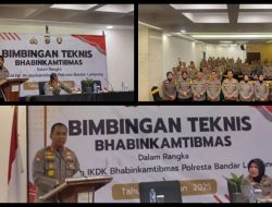 Bimbingan Teknis Bhabinkamtibmas Polresta Bandar Lampung