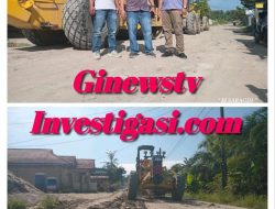 Management PTPN IV Regional 1 Kebun Silau Dunia Berkolaborasi Bersama Warga Desa Sarang Giting Kahan Perbaiki Jalan Kec. Bintang Bayu.