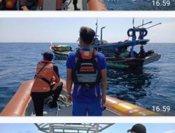 Polairud Polres Bangka Barat Bergerak Cepat, Nelayan Hilang di Perairan Tanjung Genting Ditemukan Selamat