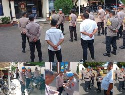 Gelar Gaktiplin, Sipropam Polres Way Kanan Cek Kelengkapan Data Diri Personel Polsek Buay Bahuga