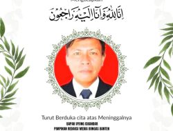 Uyung Iskandar, Pemimpin Redaksi Media Bungas Banten Sekaligus Plt. Ketua SMSI Kabupaten Pandeglang Tutup Usia