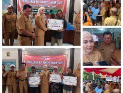 Bupati Kendal Dyah Kartika Permanasari, SE MM (Mbak Tika) Serahkan BLT DBHCHT kepada Buruh Tembakau dan Cengkeh