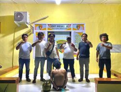 Respon Cepat Polres Bangka Barat Polsek Mentok, Residivis Pencurian Diringkus Bersama Barang Bukti Emas dan Tabung Gas