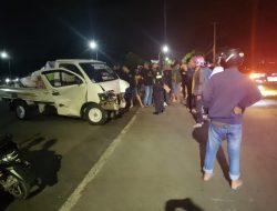 Dua Mobil dan Satu Motor Tabrakan Beruntun di Jalbar Maros, Polisi Olah TKP