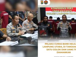 Tim Tekab 308Presisi Satreskrim Polres Lampung Utara- Berhasil Mengungkap Kasus pencurian Di Desa Talang Bojong Kecamatan Kota Bumi.