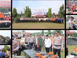 Polres Way Kanan Gelar Apel Kesiapan Tanggap Darurat Bencana Alam 2025