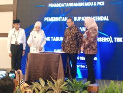 Bupati Kendal Penandatanganan Nota Kesepahaman Bersama (MoU) antara Pemerintah Kabupaten Kendal dan BTN