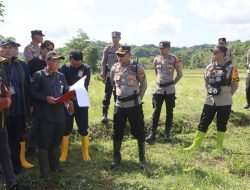Pastikan Berjalan Aman, Polres Maros Kawal Eksekusi Lahan di Simbang