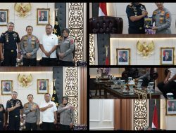 Kapolda Lampung Menerima Audiensi Dari Kanwil Ditjen Bea Dan Cukai (DJBC) Sumatera Bagian Barat.