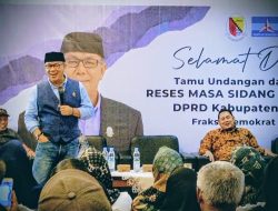 Reses Sidang Ke-1 Tahun 2025, DPRD H. Asep Ikhsan Temui Konstituennya Tawarkan Pendidikan Kesehatan Pro Rakyat.