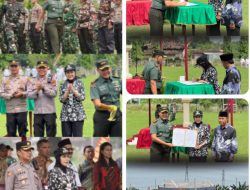 TNI Manunggal Membangun Desa (TMMD) Sengkuyung Tahap IV di Kertomulyo Kecamapatan Brangsong Kabupaten Kendal