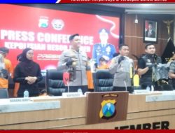 Polres Jember Ungkap 212 Kasus Kriminal dalam Operasi Sikat Semeru 2025