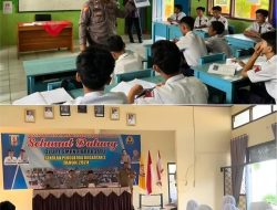 Sosialisasi Jajaran Polres Way Kanan Ini Digelar Di SMPN 1 Umpu Semenguk Dan SMPN 1 Baradatu.