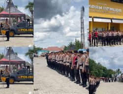 Polda Lampung Laksanakan Pengamanan Pertandingan Sepak Bola Bhayangkara FC vs Bali United