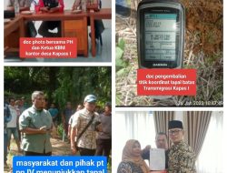 Ketua Koperasi Plasma Produsen Karya Bersama Maju Berikan Berkas ke Pemda.