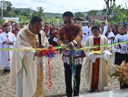Bupati Humbang Hasundutan Resmikan Pemberkatan Gereja Katolik ST Fidelis Sigmaringen Sihabong-habong Parlilitan