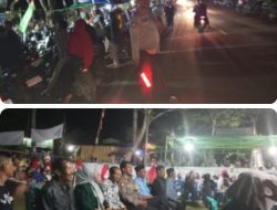 Bhabinkamtibmas Bunga Eja Amankan Perayaan HUT Desa ke-15, Warga Diimbau Kunci Ganda Kendaraan