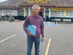 Penyampaian Perihal Tanah di Blok 47 Cipanengah oleh Ahmad Yani Selaku Kuasa dari Pingki Ditanggapi BPN Kabupaten Lebak.