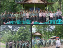 Personel Perhutani KPH Kendal dan Polres Batang Mengikuti Pelatihan Lapangan Polisi Khusus (Polsus) di Kawasan Hutan BKPH Plelen