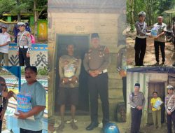 Peduli Sesama, Kapolres Way Kanan Salurkan Bansos di Jumat Berkah
