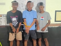 Tiga Pria Asal Pekat Diduga Pengedar Sabu di Cakar Tim Satresnarkoba Polres Dompu.