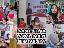 Polres Lampung Selatan Menggelar Bhakti Sosial & Kesehatan Di Balai Desa Ruguk Kecamatan Ketapang.