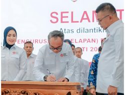 H. Raden Adipati Surya, SH., MM Sebagai Ketua PMI Kabupaten Way Kanan Masa Bhakti 2025-2030.
