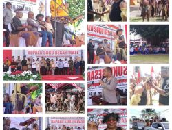 Penobatan Kepala Suku Besar Wate, Ramau Menggema di Taman Gizi Oyehe Nabire