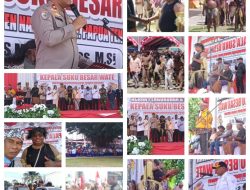 Gubernur dan Kapolda Papua Tengah Sampaikan Pesan Persatuan pada Penobatan Kepala Suku Besar Wate