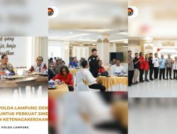 Silaturahmi Polda Lampung Dengan Serikat Buruh Untuk Perkuat Sinergi Industri Dan Ketenaga Kerjaan