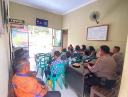 Polsek Woja Gelar Anev Ke-4,Terkait SPMB SMA Kemala Taruna Bhayangkara Bersama As SDM Polri.