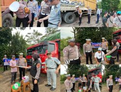 Tekan Angka Kecelakaan Lalu Lintas, Kasatlantas Polres Way Kanan Lakukan Rampcheck dan Pemeriksaan Kesehatan Sopir