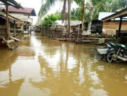 Banjir Rendan Ratusan Rumah Warga Di Kemukiman Rantau Gedang Teluk Rumbia