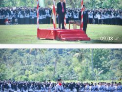 Nuansa Upacara Peringatan Hari HGN Di Dompu Semarak, Wakil Bupati Selaku Irup Bacakan Sambutan Mendikdasmen RI.