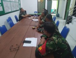 Arahan Danramil 03/Serengan Saat Apel Pagi, Tetap Semangat & Jaga Kondisi Kesehatan Serta Disiplin