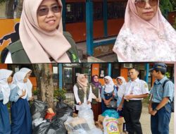 Program KOLASE Kolaborasi Bersama SMPN 4 Cilegon Dukung DLH Lewat Penimbangan Sampah Anorganik