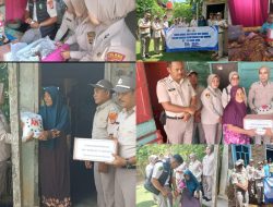 HUT KORPRI Tahun 2025, ASN Polres Way Kanan Salurkan Bansos ke Warga