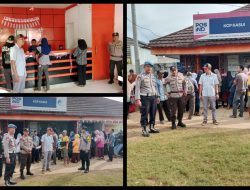 Monitoring Penyaluran BLTS Kesra di Kantor Pos, Polsek Kasui Gencar Sosialisasi Layanan 110