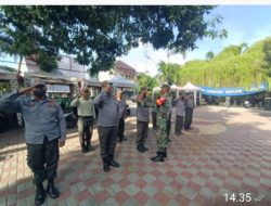 Mantapkan Kekompakan & Kedisiplinan Anggota Linmas, Babinsa Sumber Berikan Pelatihan PBB